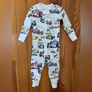 Hanna Andersson Race Car Onesie
